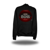 BOSS LIPS BLACK HOODIE