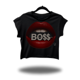 BOSS LIPS MUSCLE CROP TOP