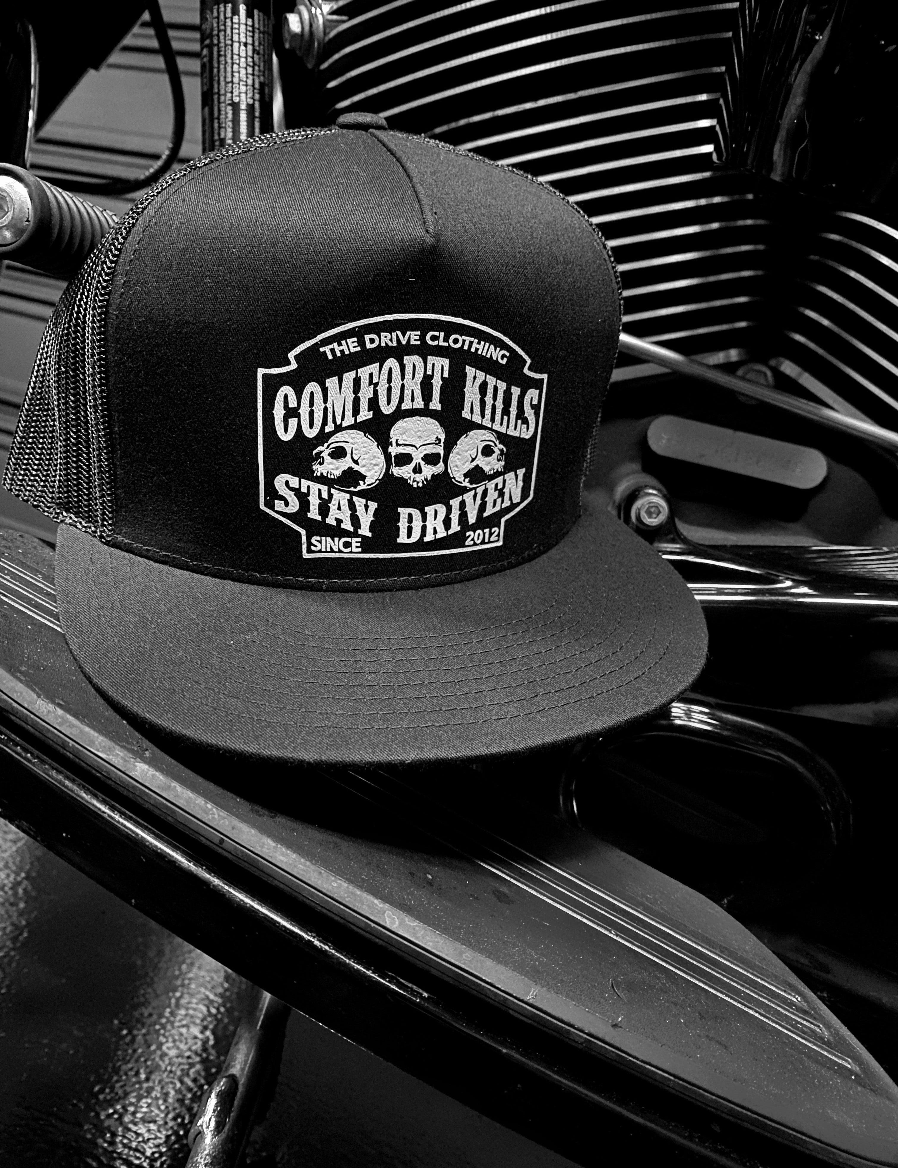 COMFORT 2.0 BLACK HAT - The Drive Clothing
