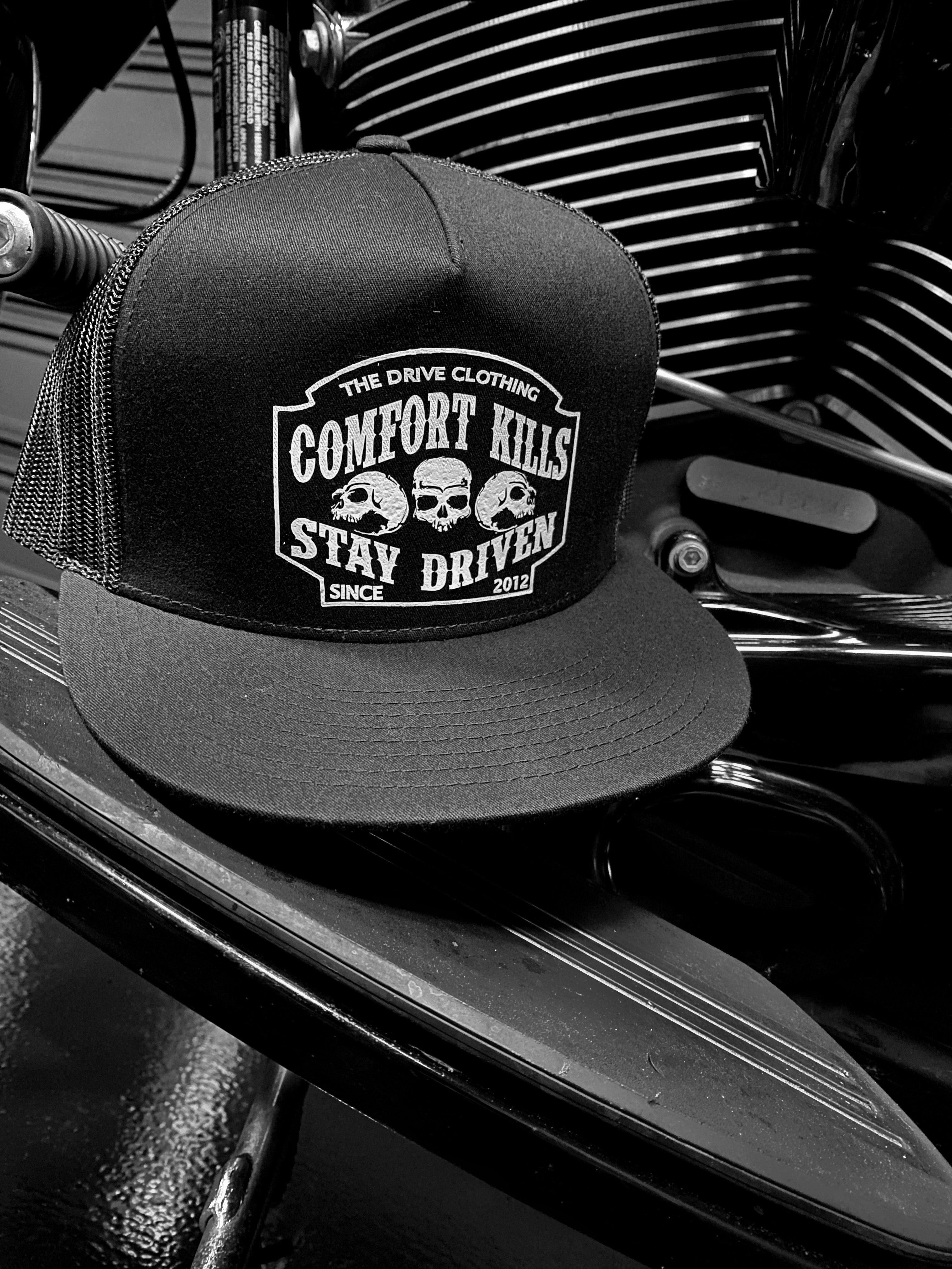 COMFORT 2.0 BLACK HAT - The Drive Clothing