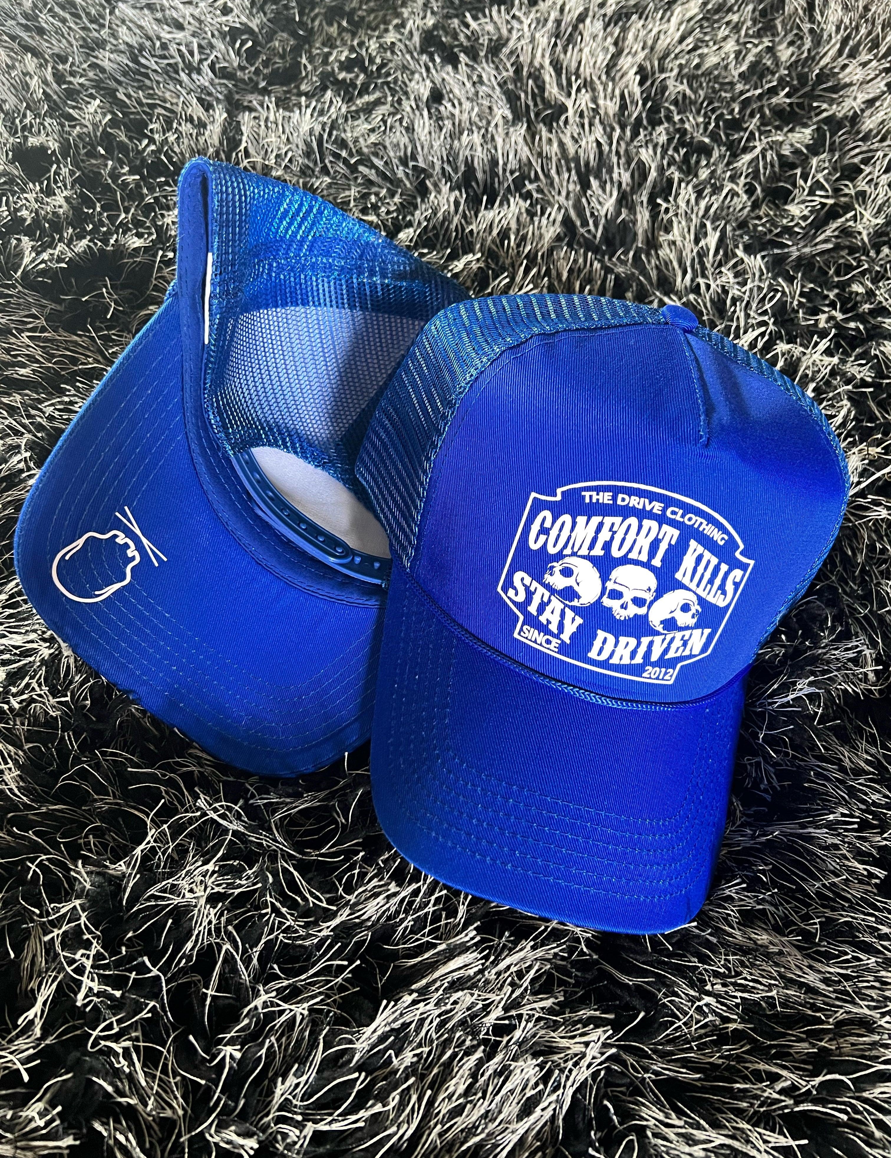 COMFORT 2.0 CURVED BILL BLUE HAT - The Drive Clothing