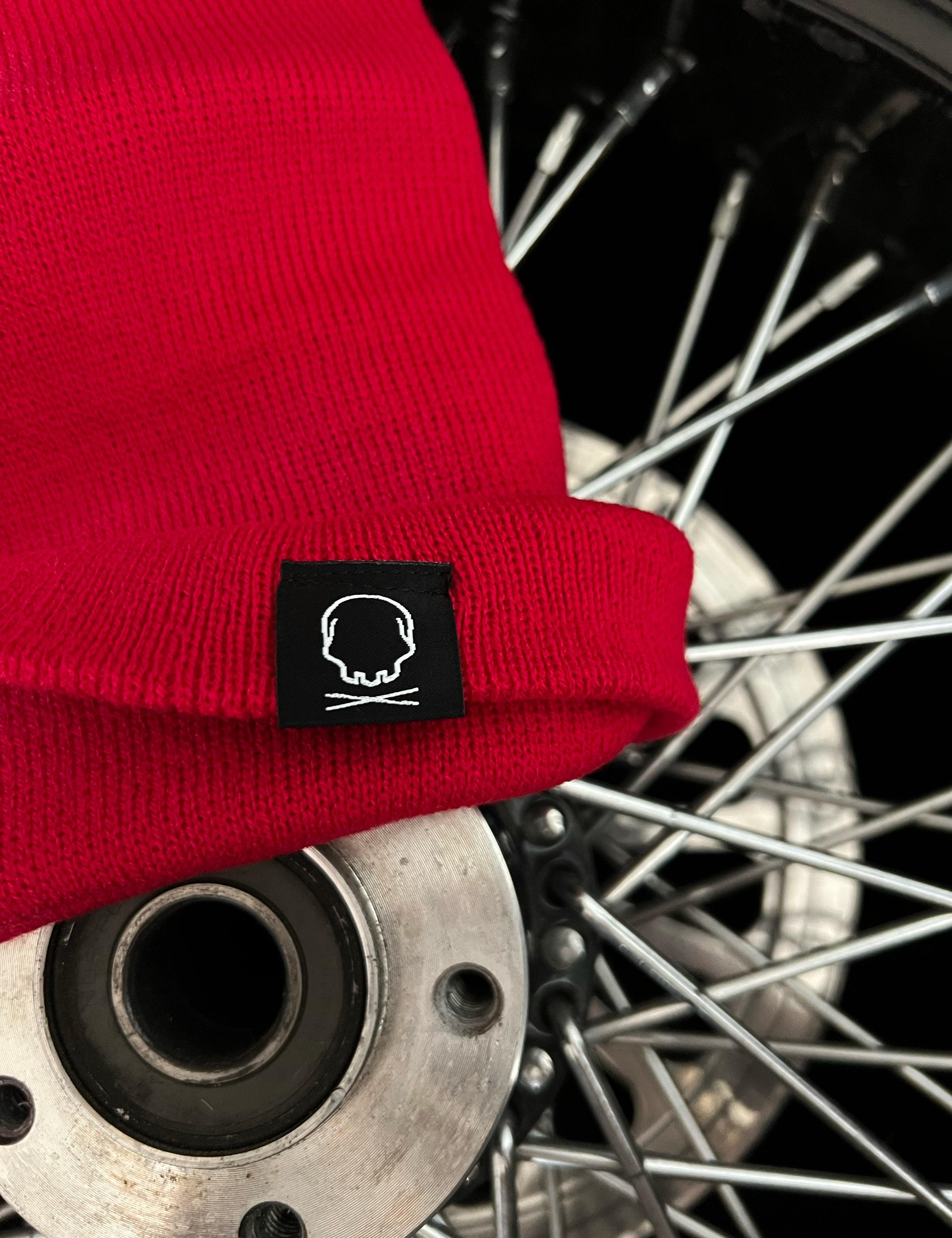 COMFORT KILLS RED BEANIE - The Drive Clothing