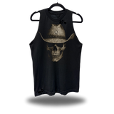 COWBOY SKULL ROAD RASH TANK TOP