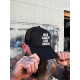 STAY DRIVEN CURVED BILL BLACK HAT