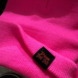 DDD BEANIE NEON PINK - The Drive Clothing