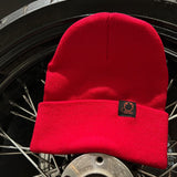 DDD BEANIE RED - The Drive Clothing