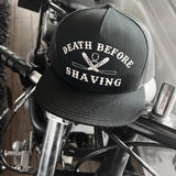 DEATH BEFORE SHAVING BLACK HAT - The Drive Clothing