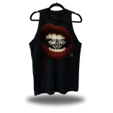 DIAMOND LIPS ROAD RASH TANK TOP