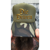DIE DRIVEN FOAM CURVED BILL GREEN CAMO HAT