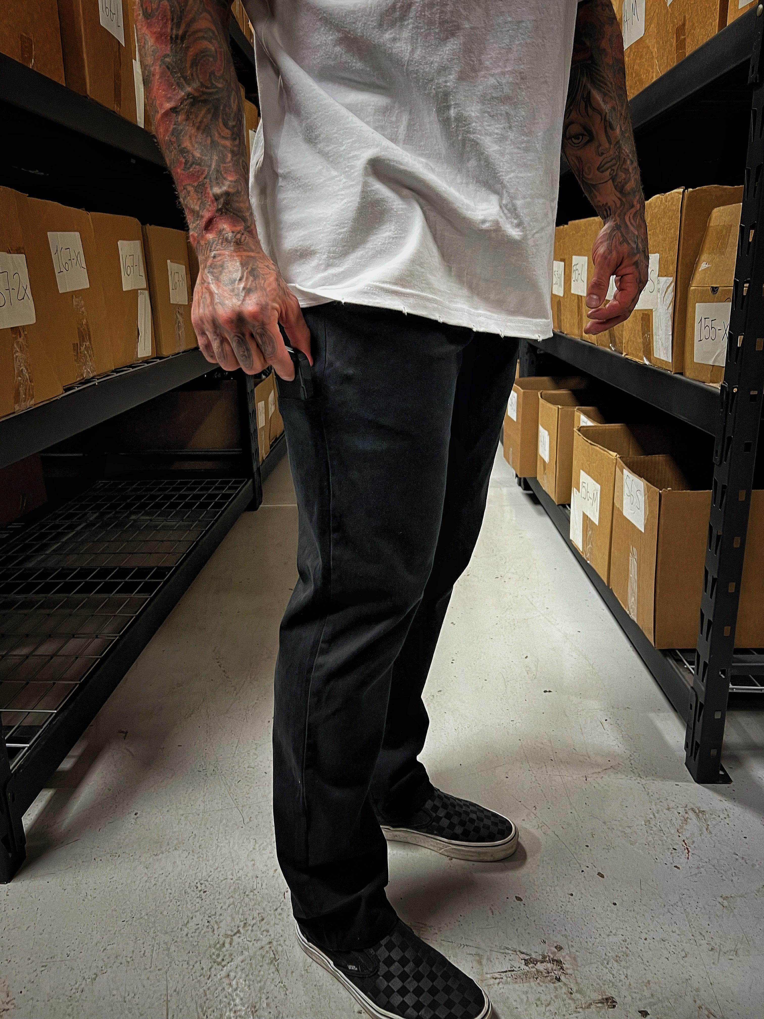 DRIVEN FLEX BLACK PANTS - The Drive Clothing