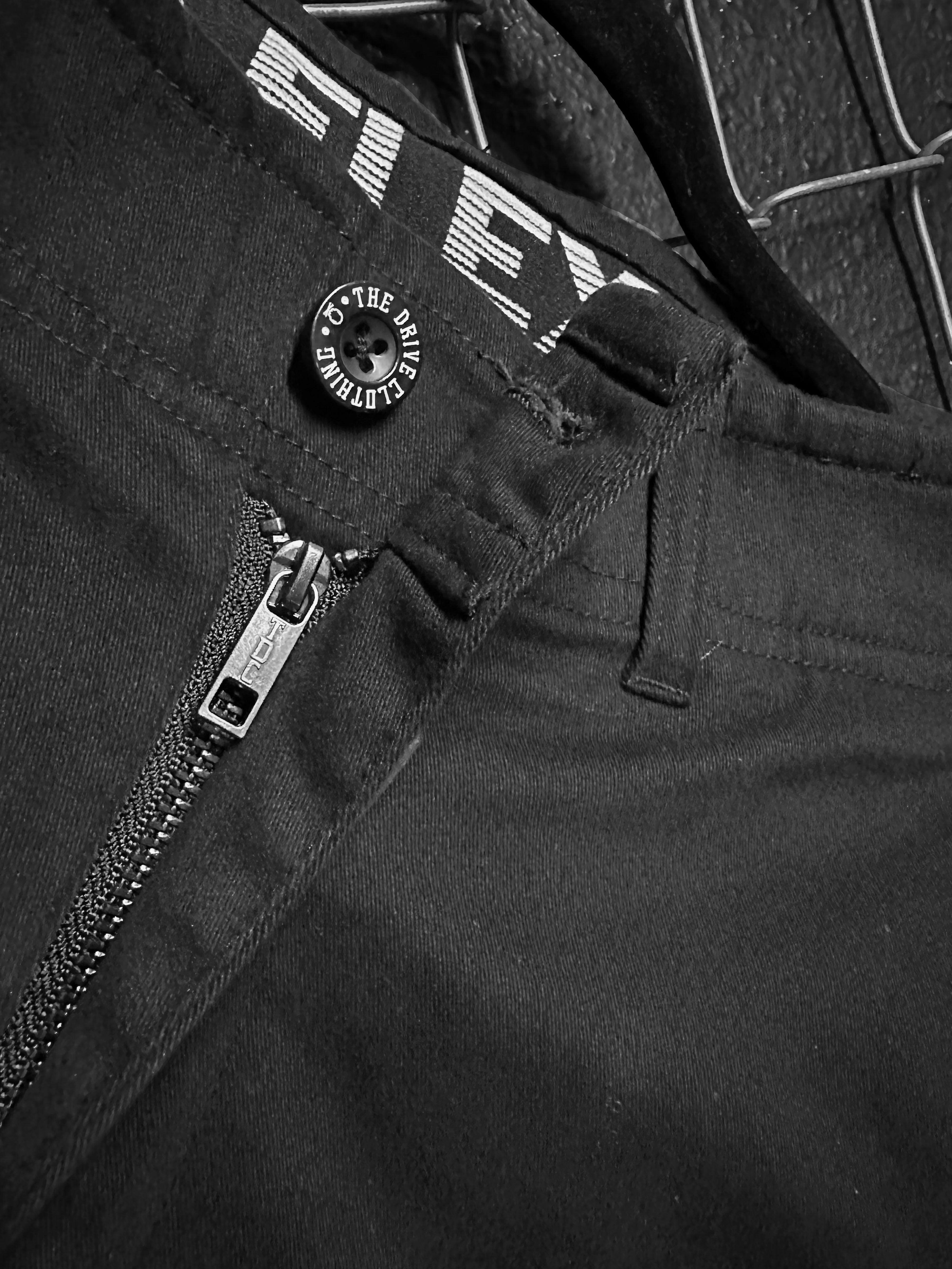 DRIVEN FLEX BLACK PANTS - The Drive Clothing
