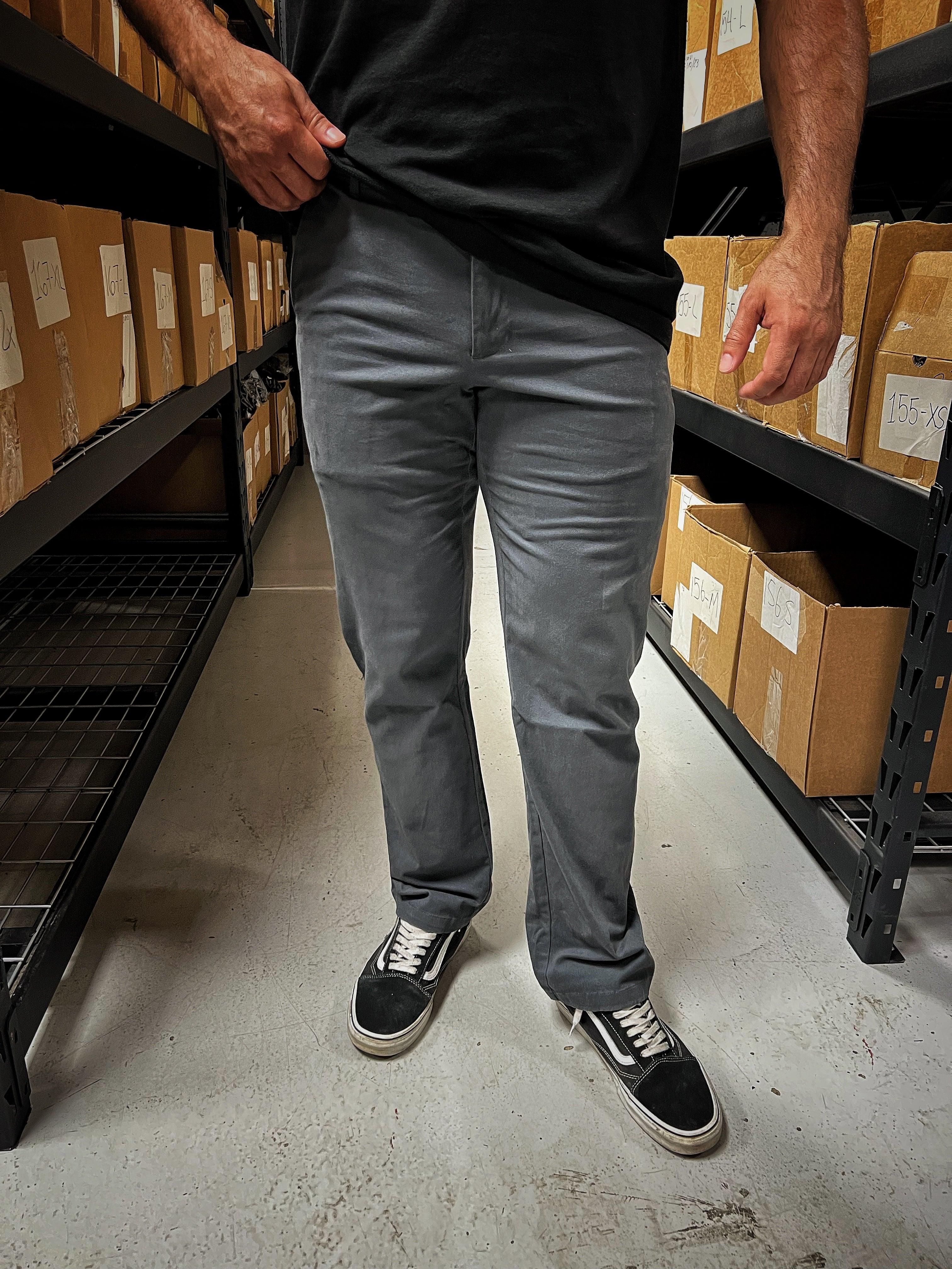 DRIVEN FLEX SMOKE GREY PANTS - The Drive Clothing