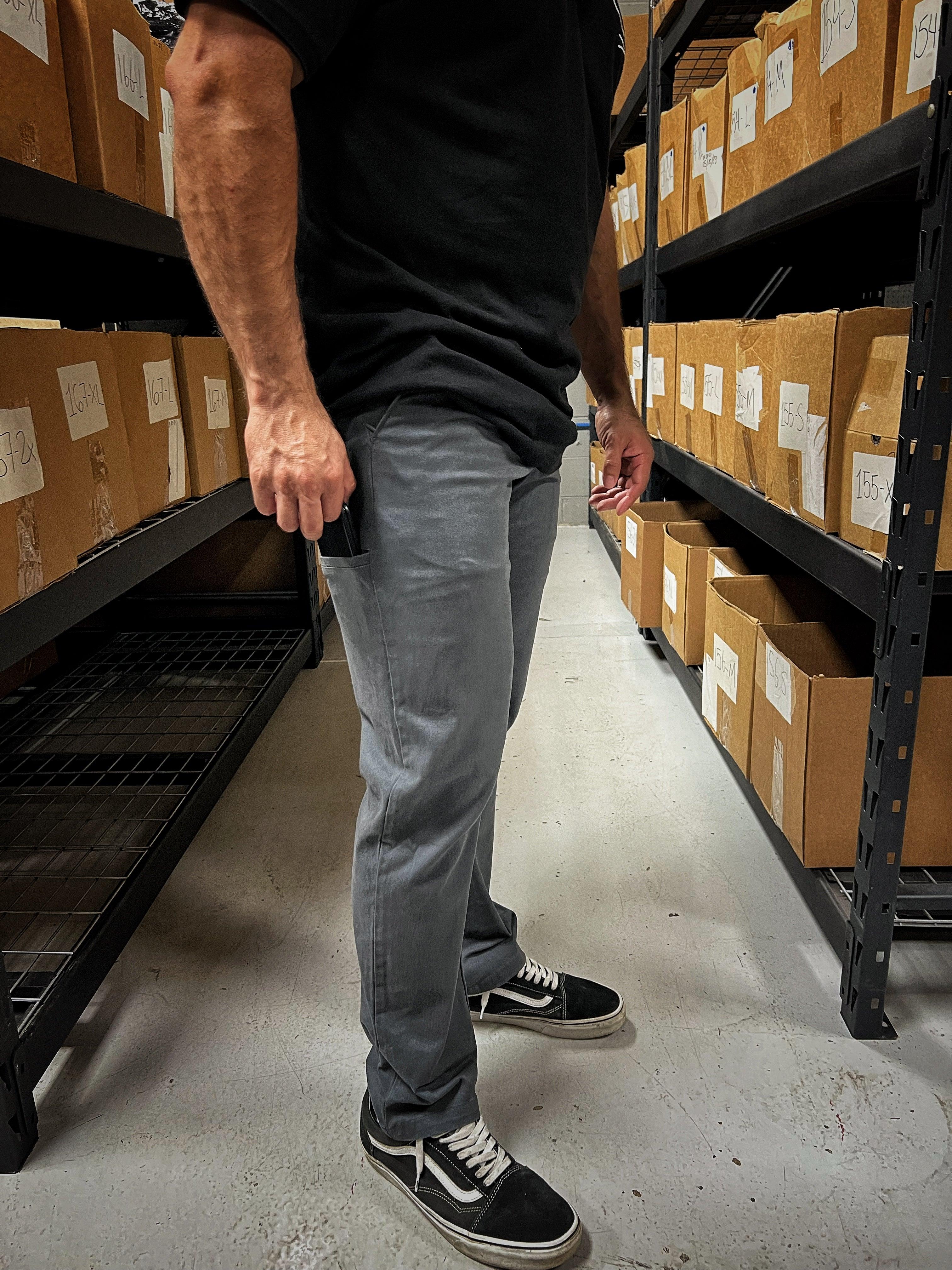 DRIVEN FLEX SMOKE GREY PANTS - The Drive Clothing