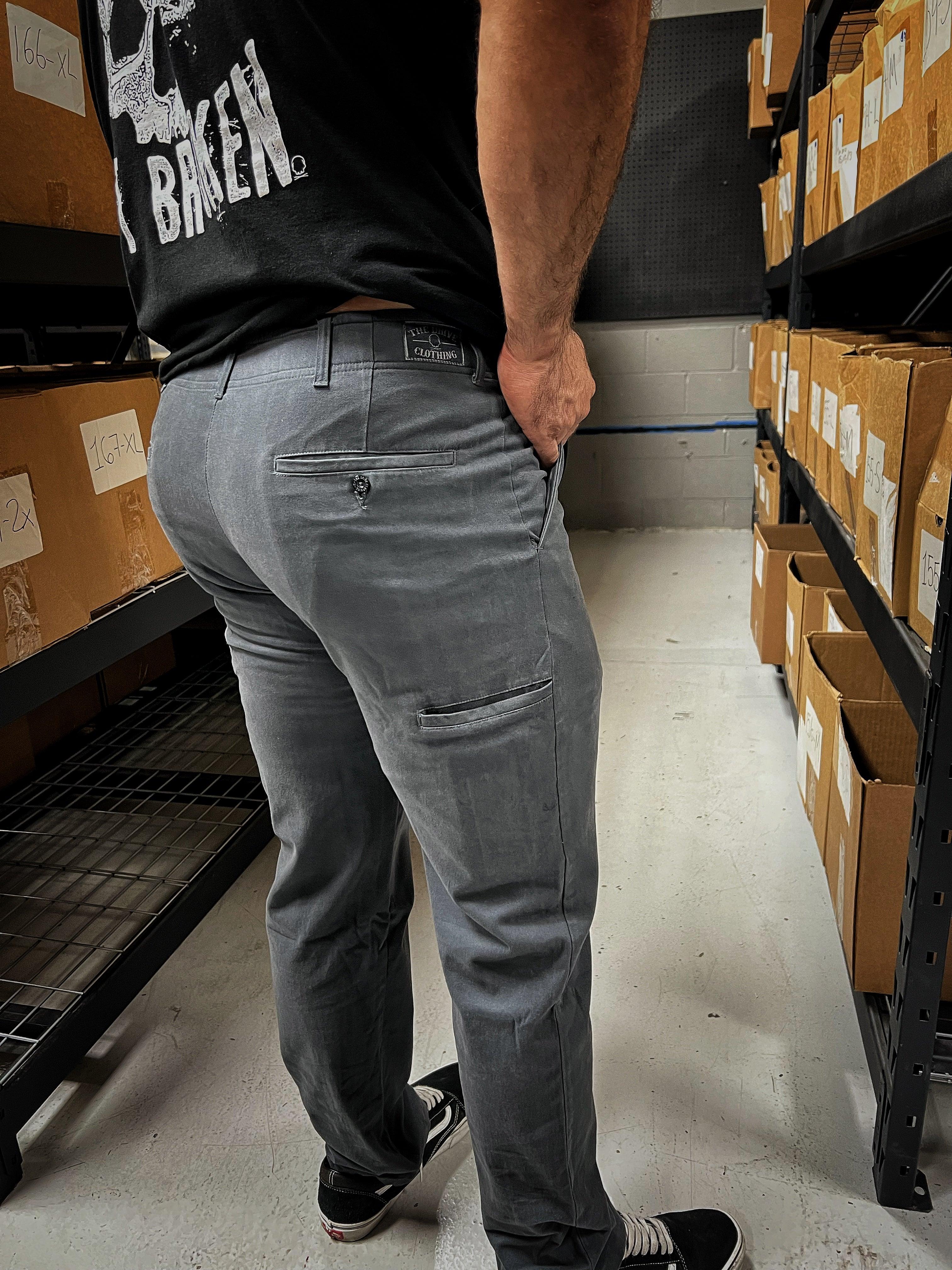 DRIVEN FLEX SMOKE GREY PANTS - The Drive Clothing