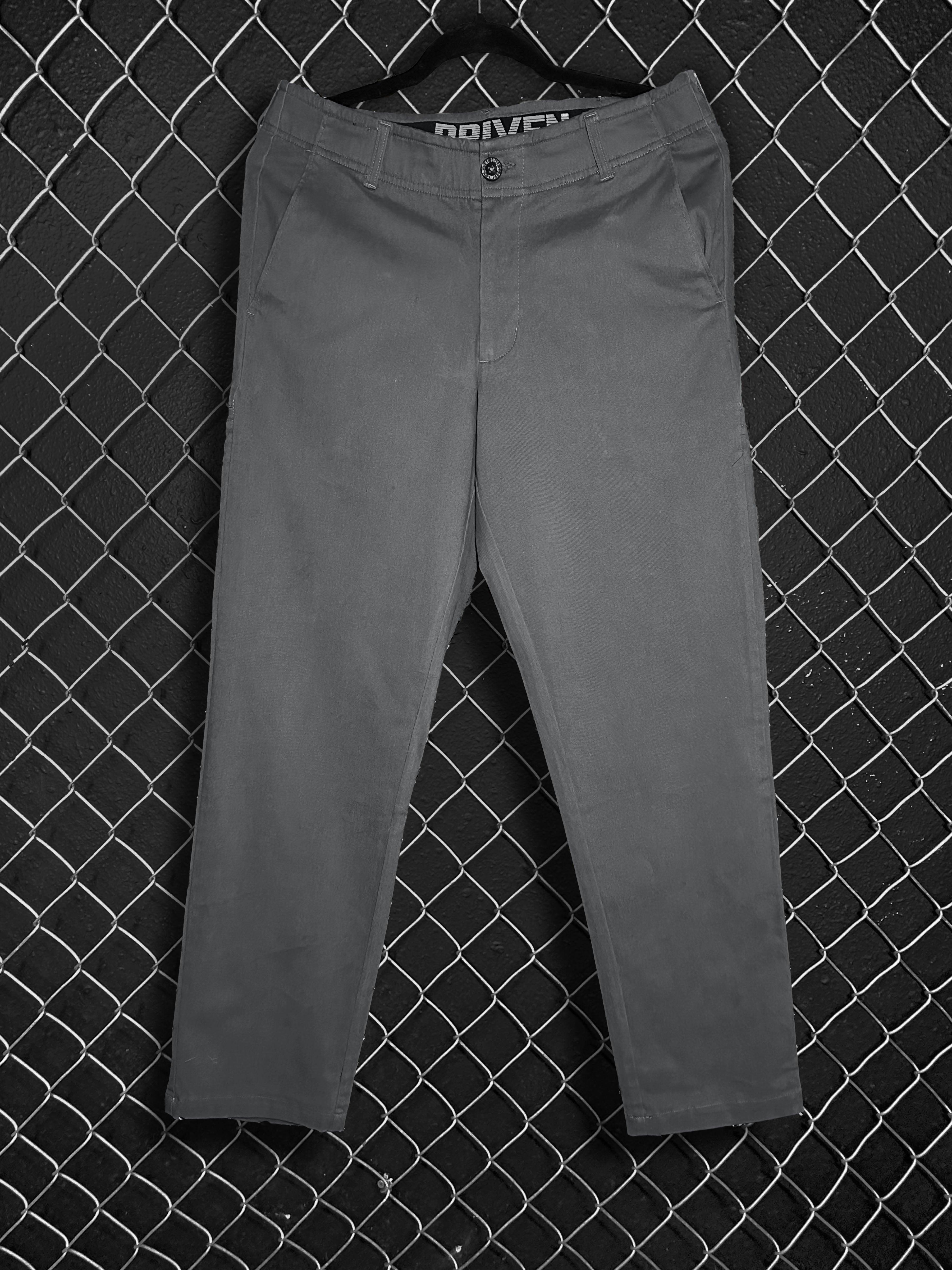 DRIVEN FLEX SMOKE GREY PANTS - The Drive Clothing
