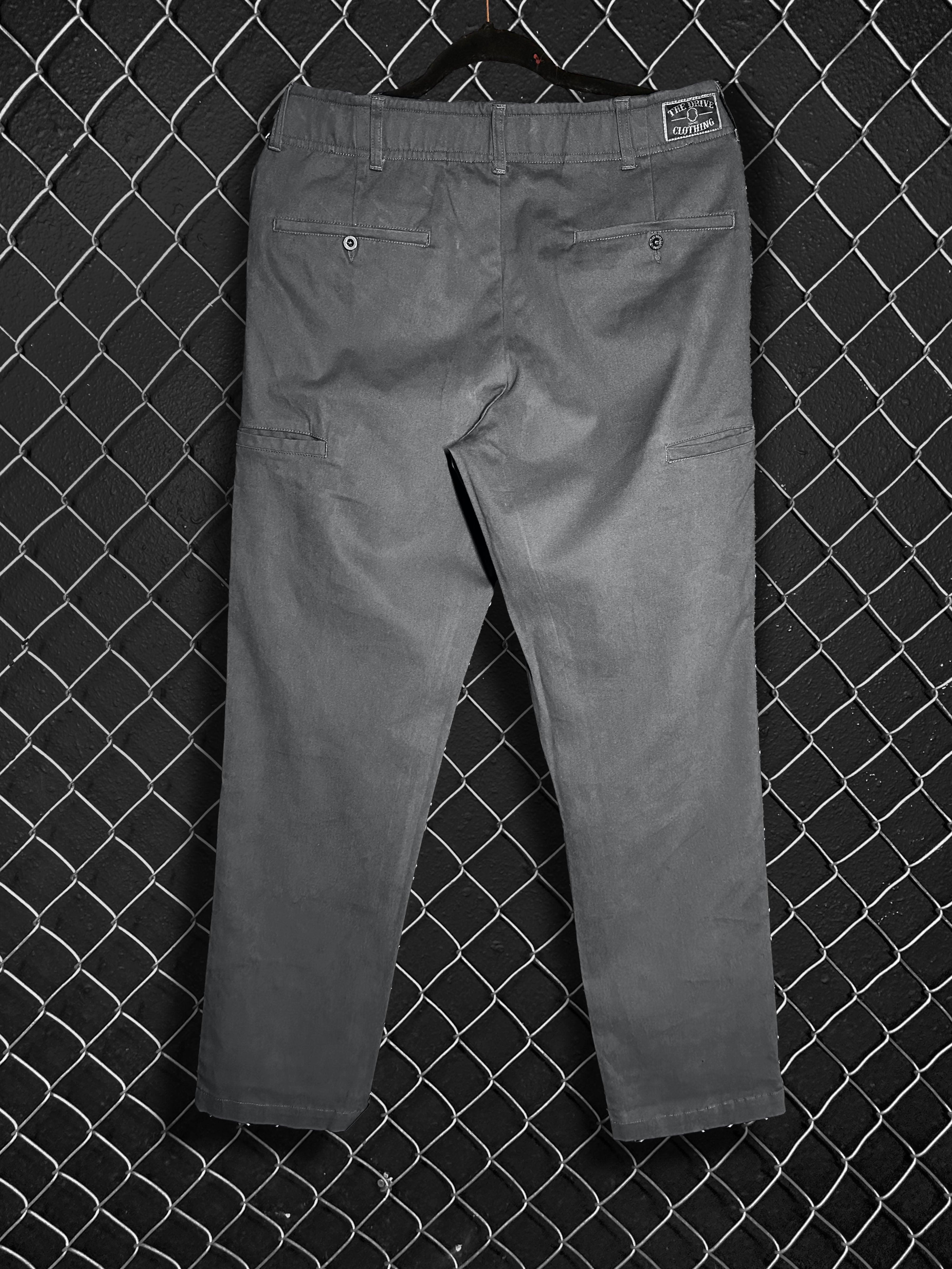 DRIVEN FLEX SMOKE GREY PANTS - The Drive Clothing
