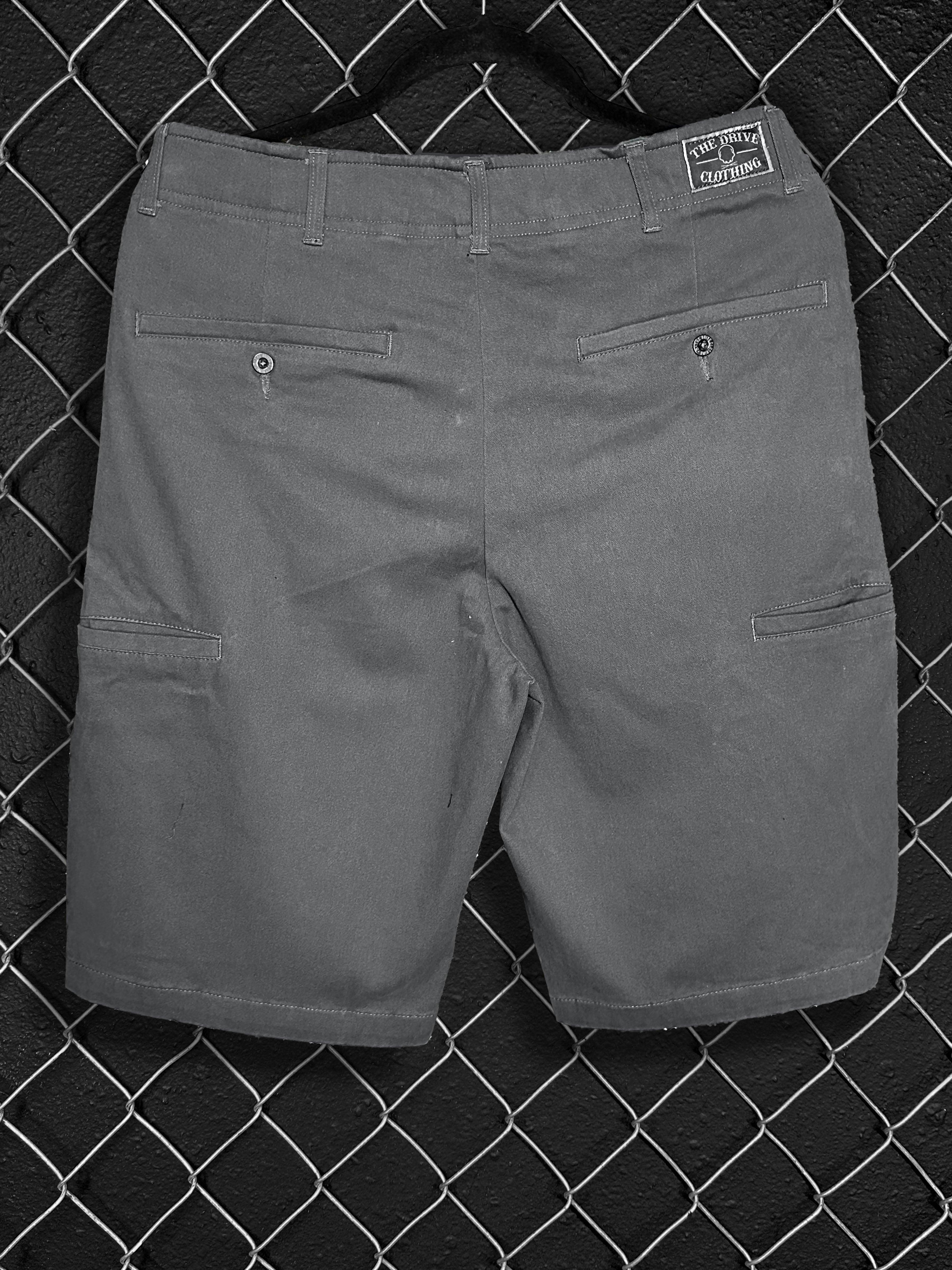 DRIVEN FLEX SMOKE GREY SHORTS - The Drive Clothing