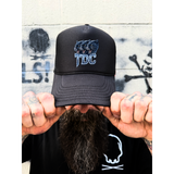 PANTHER FOAM CURVED BILL BLACK HAT