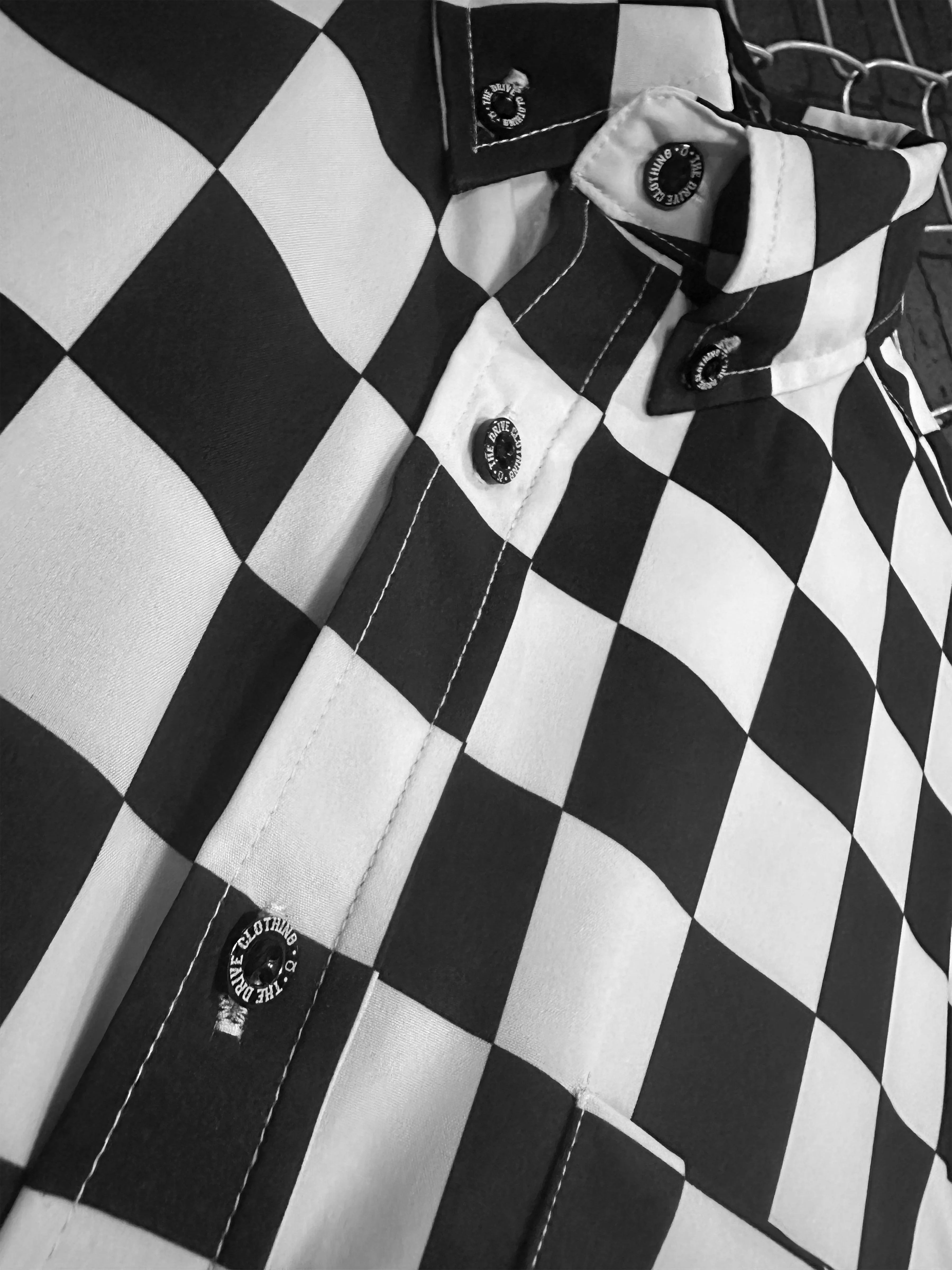 ESSENTIAL LIVE FAST BUTTON UP - The Drive Clothing