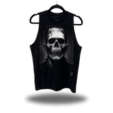 FRANKENSTEIN SKULL CLASSIC BLACK TANK TOP