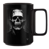 FRANKENSTEIN SKULL BLACK COFFEE MUG