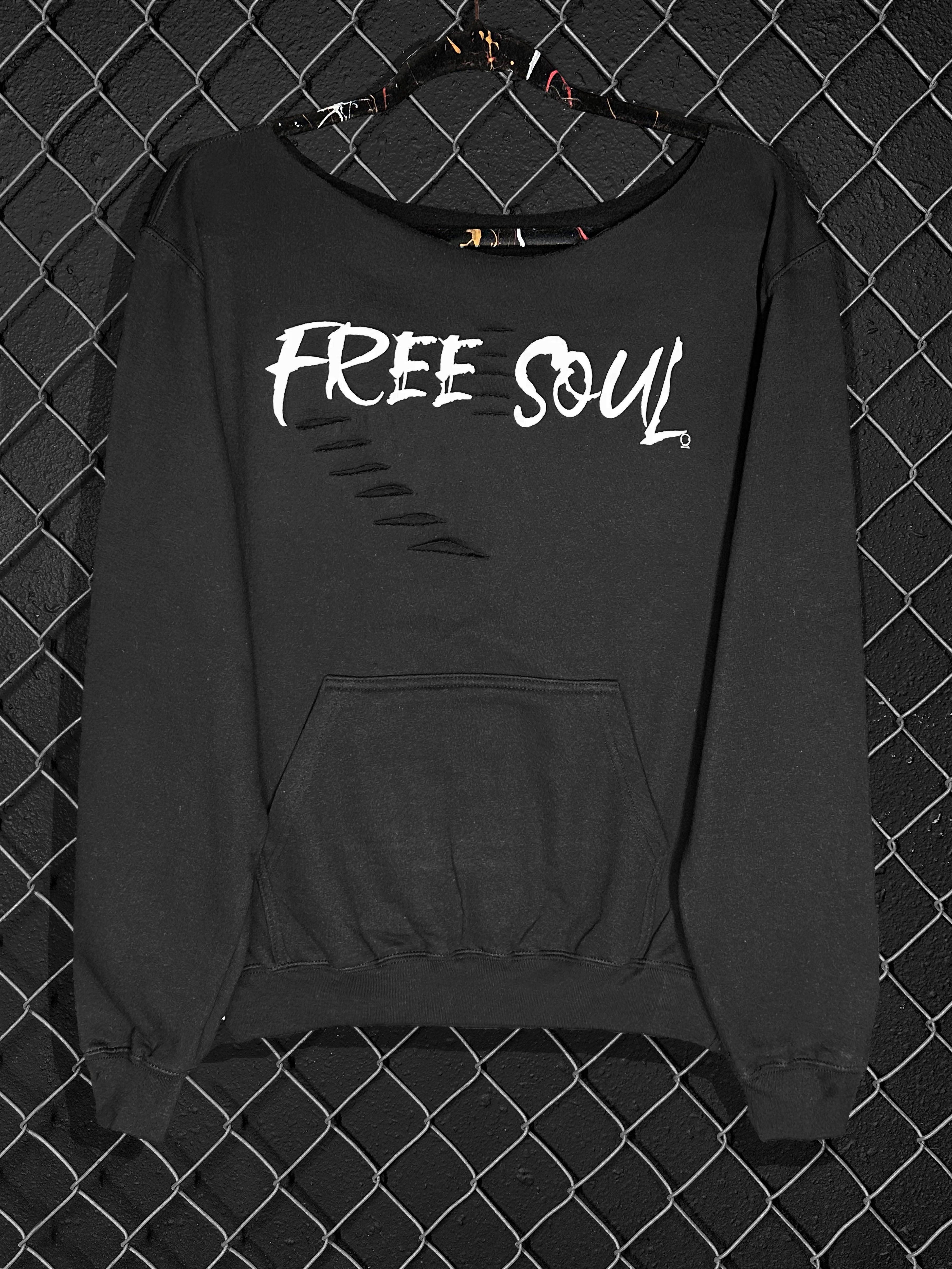 FREE SOUL WIDE NECK SWEATSHIRT - The Drive Clothing