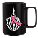 FU CANCER BLACK COFFEE MUG