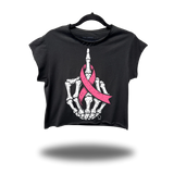 FU CANCER MUSCLE CROP TOP