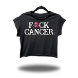 FUCK CANCER MUSCLE CROP TOP