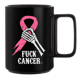 RIBBON BLACK COFFEE MUG
