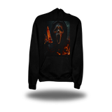 GHOSTFACE BURNING BLACK HOODIE