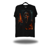 GHOSTFACE BURNING BLACK CLASSIC TEE