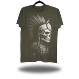 TRIBAL CHIEF MILITARY GREEN CLASSIC TEE