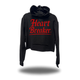 HEART BREAKER CROP HOODIE
