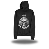NO CLOCKING OUT BLACK HOODIE
