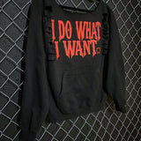 I DO WHAT I WANT WIDE NECK SWEATSHIRT - The Drive Clothing
