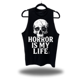 HORROR IS MY LIFE CLASSIC BLACK TANK TOP
