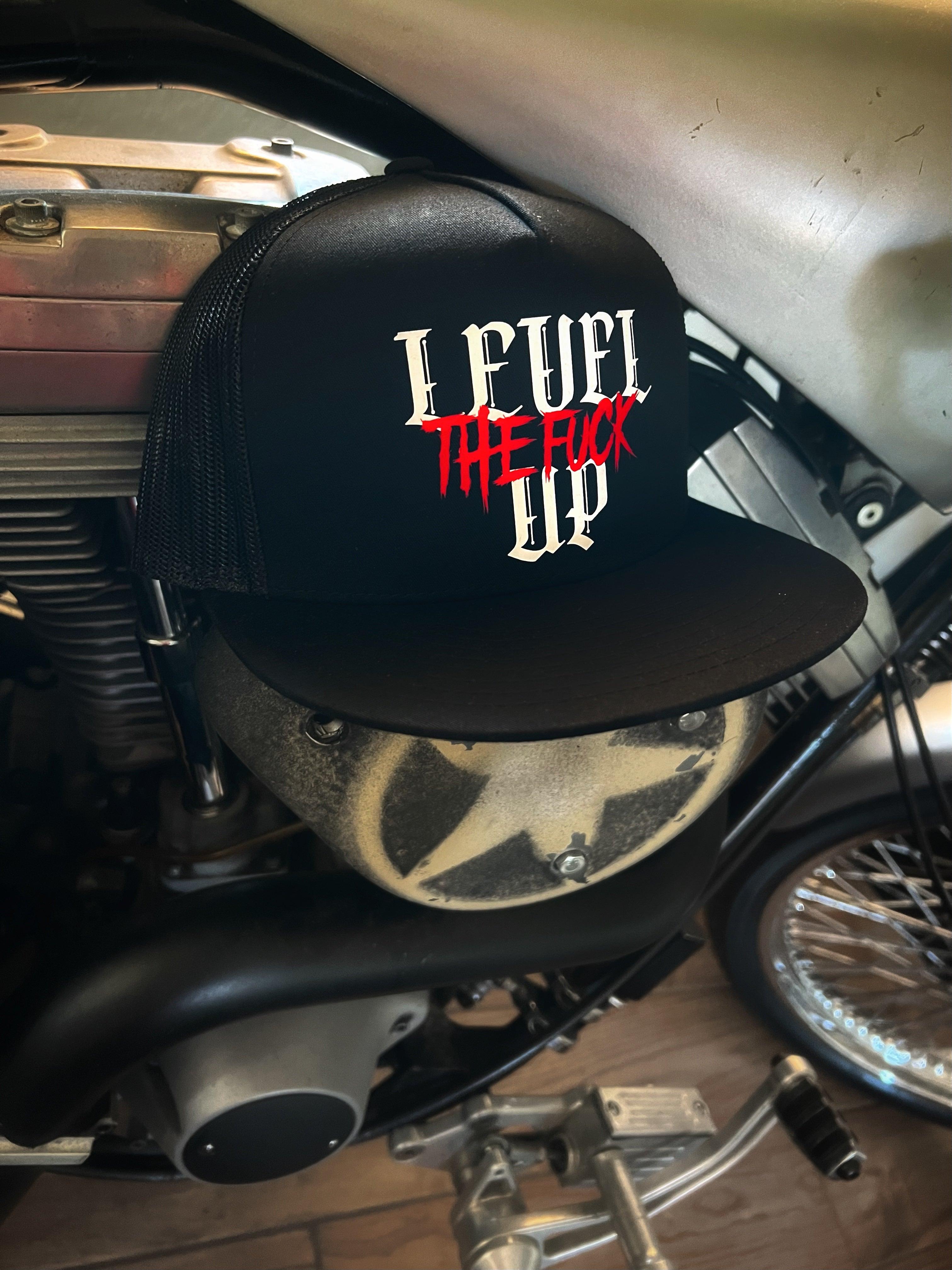 LEVEL THE FUCK UP BLACK HAT - The Drive Clothing