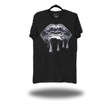 MIRROR LIPS BLACK CLASSIC TEE