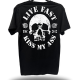 KISS MY ASS - BLACK CLASSIC TEE