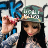 LOCALLY HATED GREEN CAMO HAT