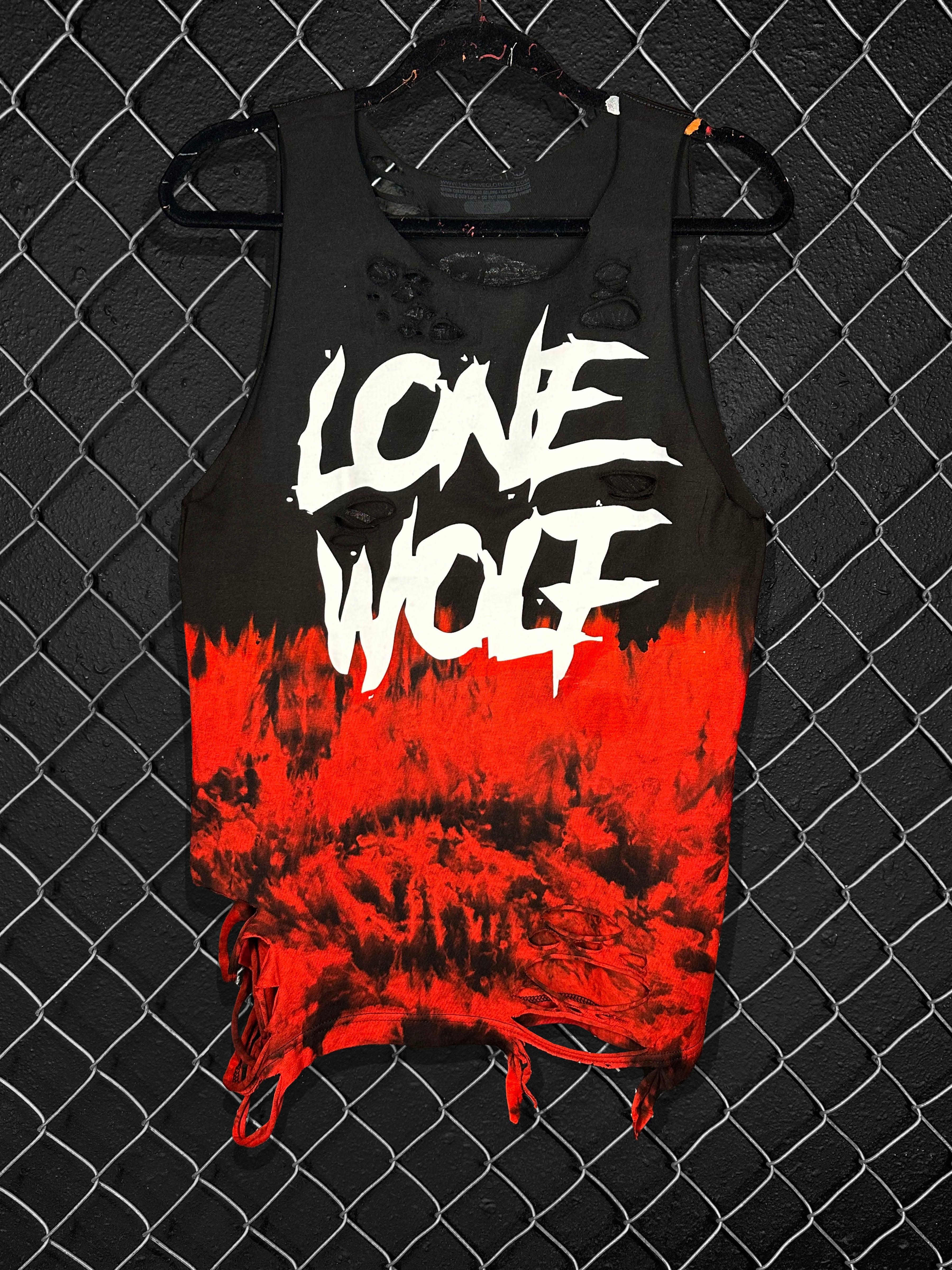 LONE WOLF TANK TOP TIE DYE - The Drive Clothing