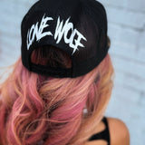LONE WOLF GREEN CAMO HAT