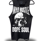 MAD HUSTLE - ROAD RASH BLACK TANK TOP