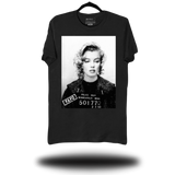MARILYN MONROE- BLACK CLASSIC TEE