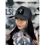 MARILYN GHOST CURVED BILL BLACK HAT