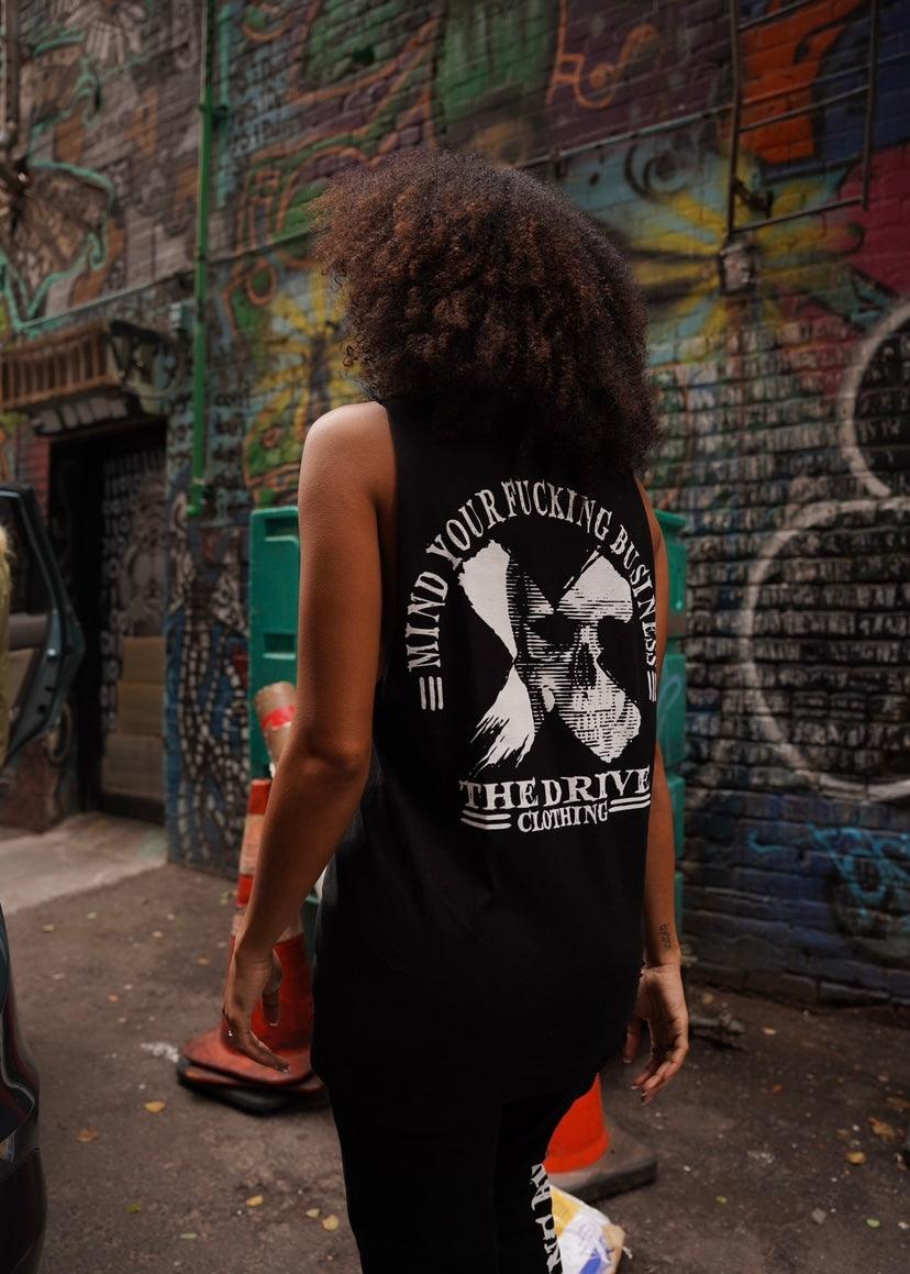 MIND YOUR F BUSINESS TANK TOP - The Drive Clothing