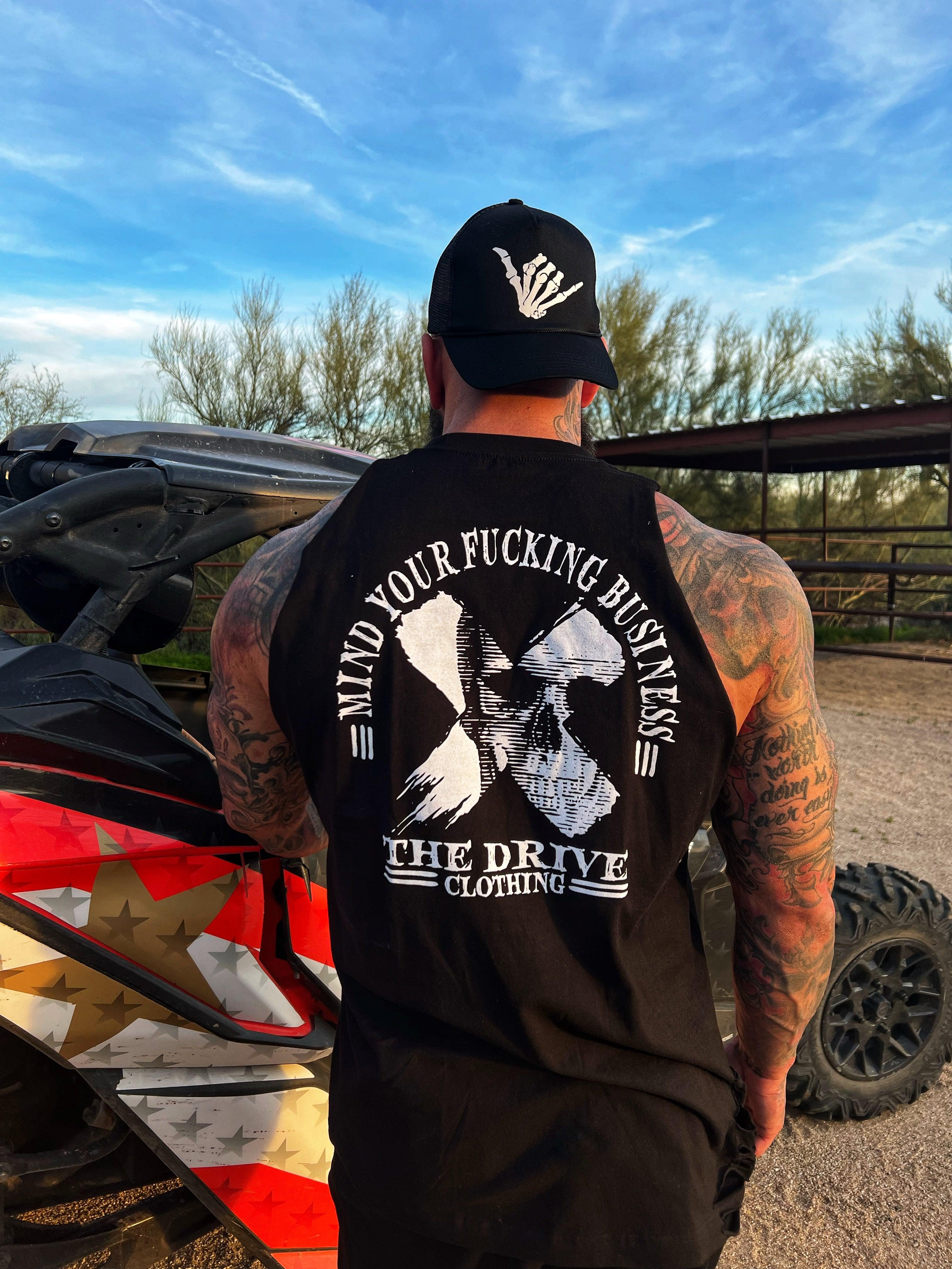 MIND YOUR F BUSINESS TANK TOP - The Drive Clothing