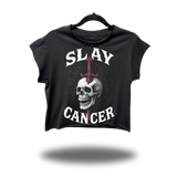 SLAY CANCER MUSCLE CROP TOP