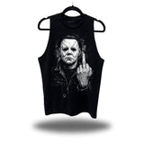 FU MICHAEL MYERS CLASSIC BLACK TANK TOP
